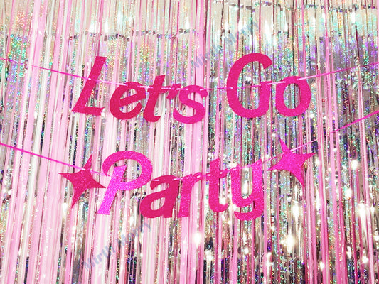 Let's Go Party Banner