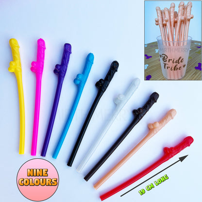 Pink Penis Straw, | Bachelorette Party Favors | Bride To Be Bridal Shower | Hen Party Supplies Penis
