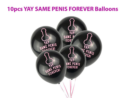 Same Penis Forever Banner- Bachelorette Party Banner, Hens Party Banner Decor, Bachelorette Party Penis Banner, Penis Favors