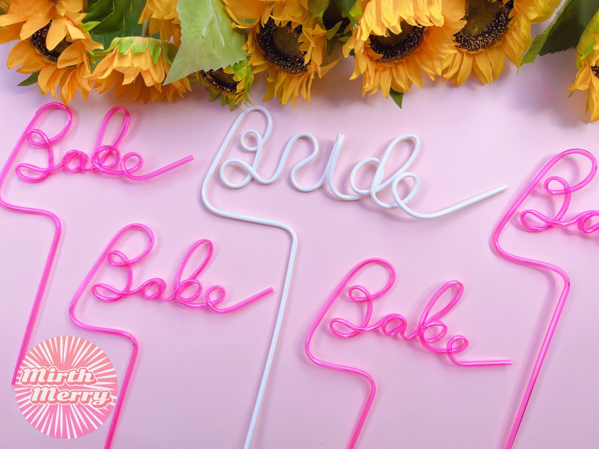 Bride Straw+Babe Straw | Bachelorette Party Favors | Bride To Be Gift | Hen Party Supplies, Bridal Shower Decorations, Bridesmaid Favor