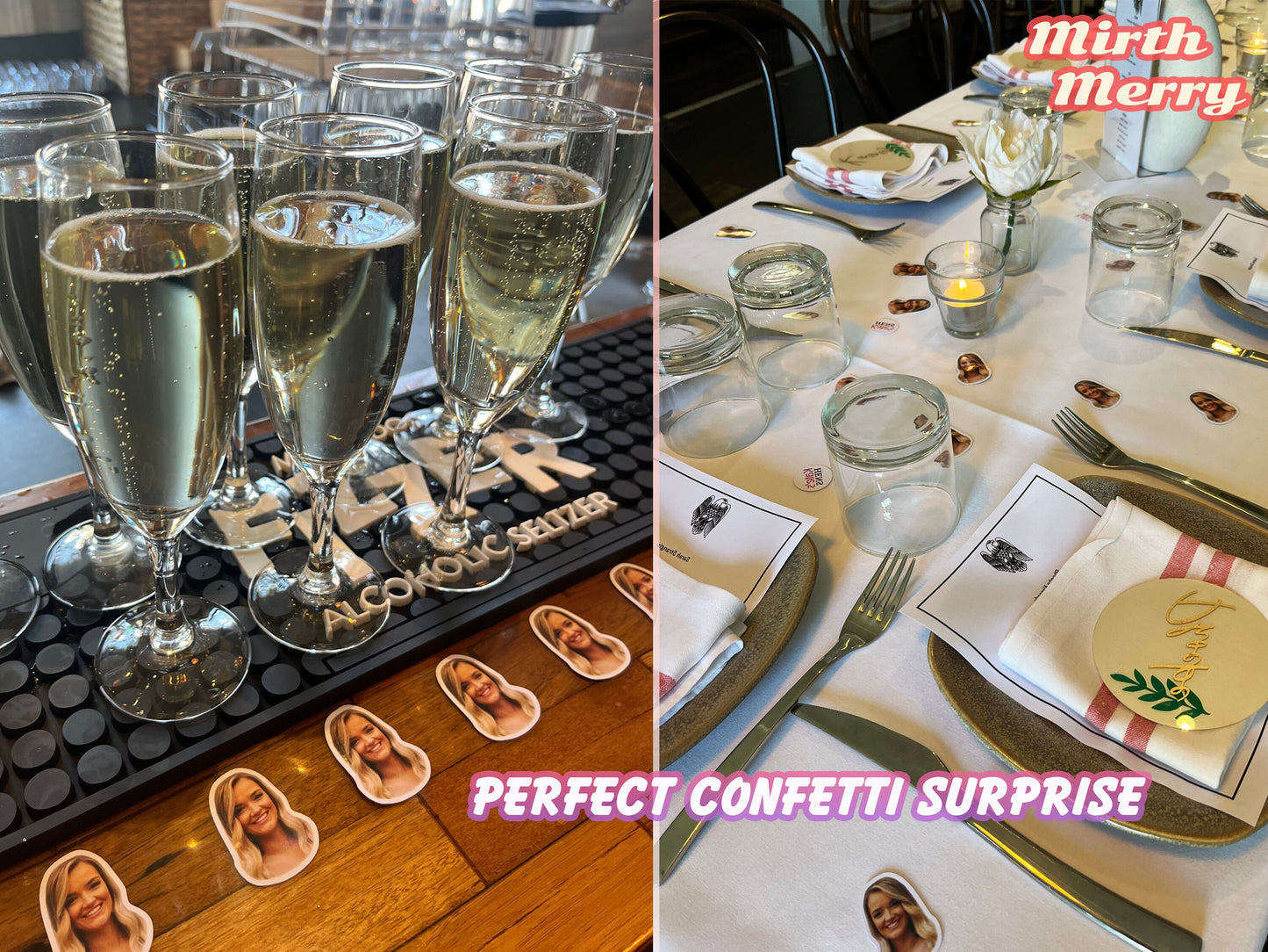 Boot Cowgirl Hat and Penis, Personalized Face Confetti, Last Disco, Last Rodeo, Personalized Hen Party Confetti, Custom Groom Head Confetti