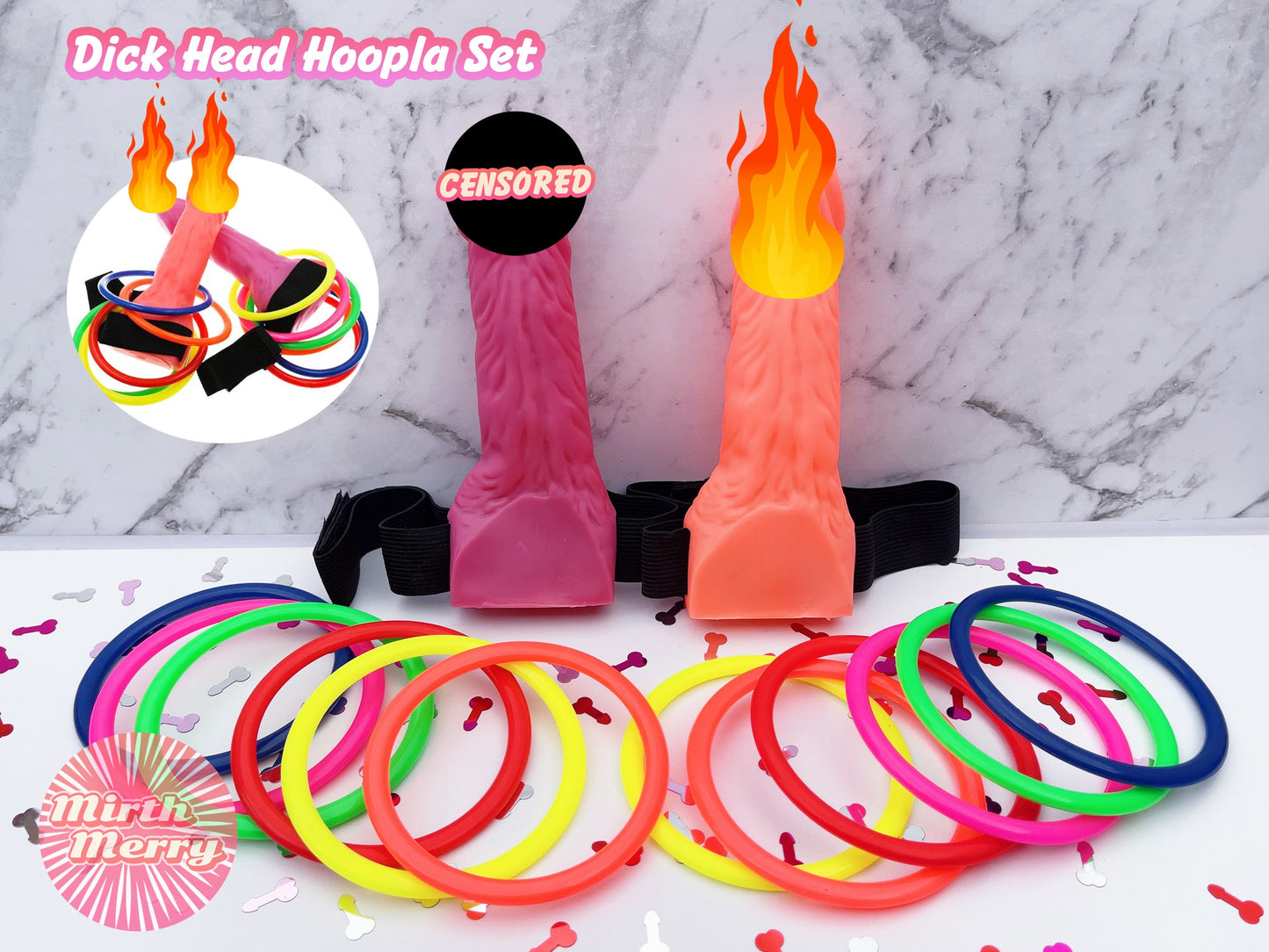 Dick Head Hoopla, Penis Ring Toss, Hens Night Bridal Shower Decorations,Penis Favors, Same Penis Forever, Bach Party Favors