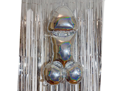 Penis Balloon | 40 inch Iridescent Penis, Rose Gold Penis | Bachelorette Party | Same Penis Forever| Hen Party | Bride to Be Bridal Shower