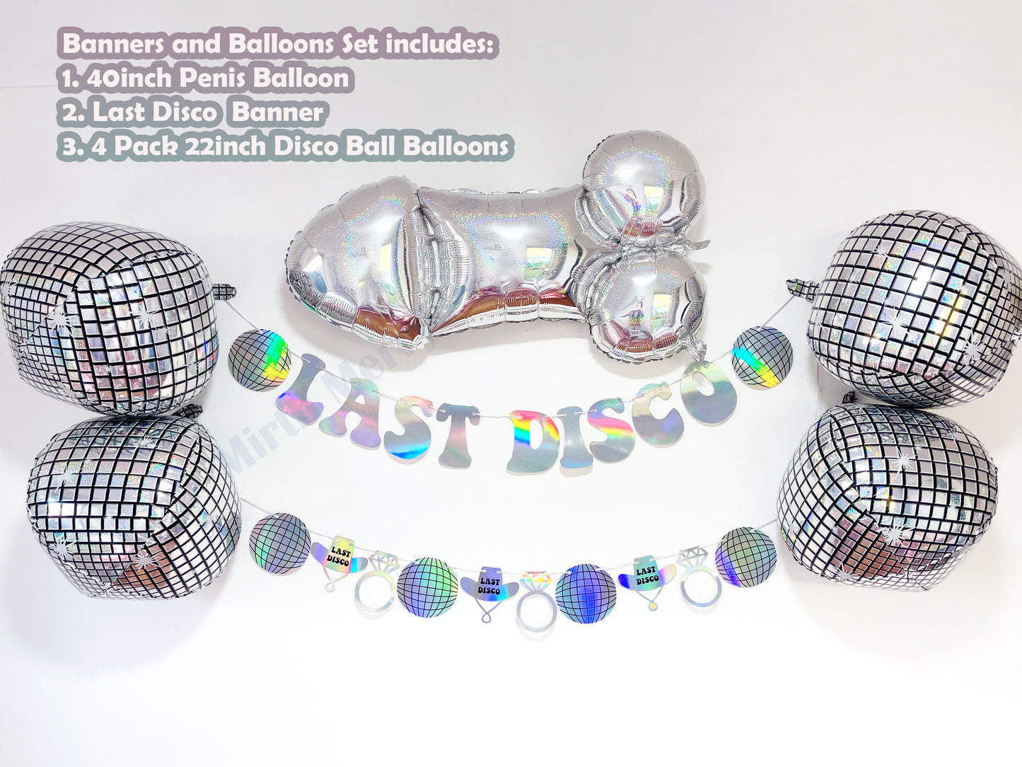 Let's Go Girls Iridescent Banner | Hens Party Decorations, Birthday Party Decorations, Nashville Supplies, Cowgirl Party Favor, Rodeo Theme