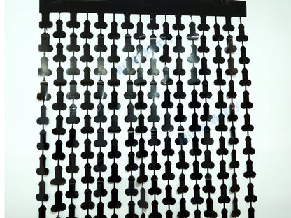 Pink Penis Foil Curtain | Foil Fringe Curtain Penis Tinsel, Hen Party Bridal Shower Backdrop, Birthday Backdrop, Photo Booth, Dick Favors