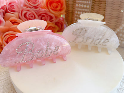 Bride Hair Claw Clip, Bridal Hair Accessory, Bach Party Bride Gift, Bridesmaid Proposal,Hens Party, Bachelorette Decorations