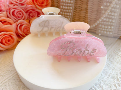 Bride Hair Claw Clip, Bridal Hair Accessory, Bach Party Bride Gift, Bridesmaid Proposal,Hens Party, Bachelorette Decorations