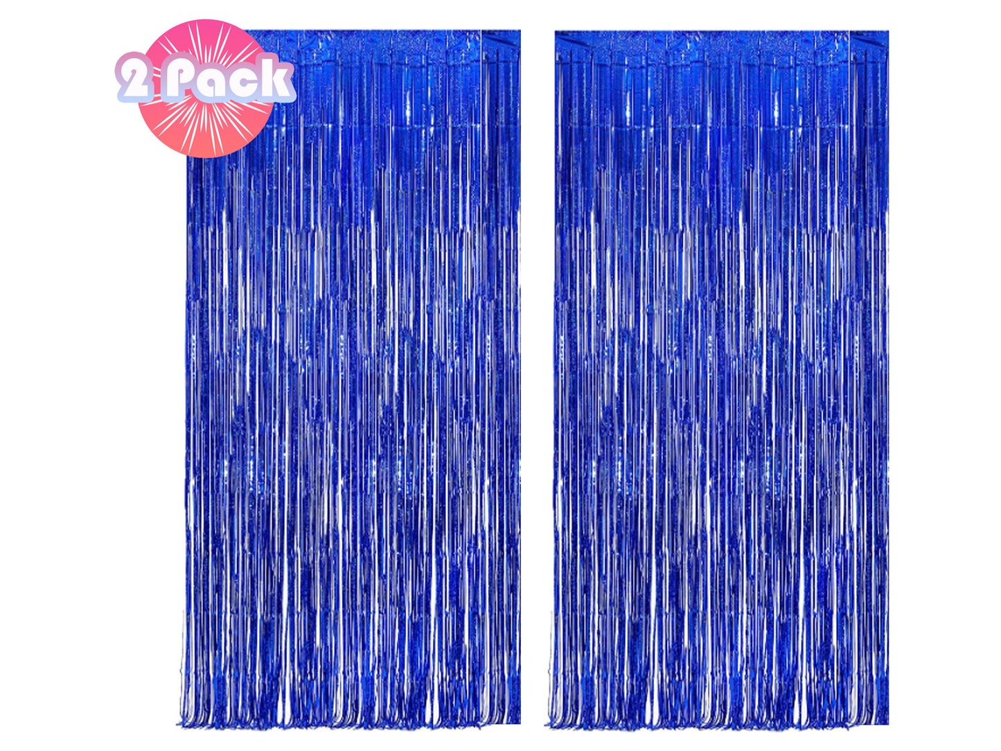 Holographic Silver Fringe Foil Curtain | Iridescent Backdrop, Bridal Shower Backdrop, Wedding, Hen Party, Birthday Photo Booth, Last Disco