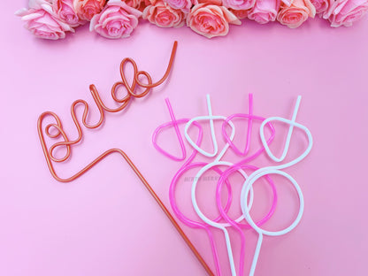 Bride Straw+Diamond Ring Straw | Bachelorette Party Favors | Bride To Be Gift | Hen Party Supplies, Bridal Shower + Party Decorations