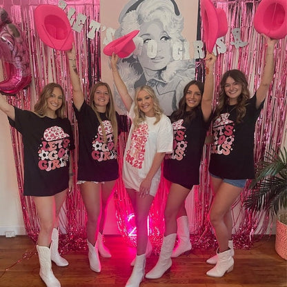 Let's Go Girls Iridescent Banner | Hens Party Decorations, Birthday Party Decorations, Nashville Supplies, Cowgirl Party Favor, Rodeo Theme