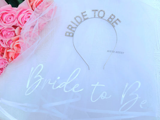 Bride Headband, Bridal Tiara, Silver Diamante Bride Head Band, Hen Party, Bride to Be Headband , Bride to Be, Bride Tribe, Team Bride