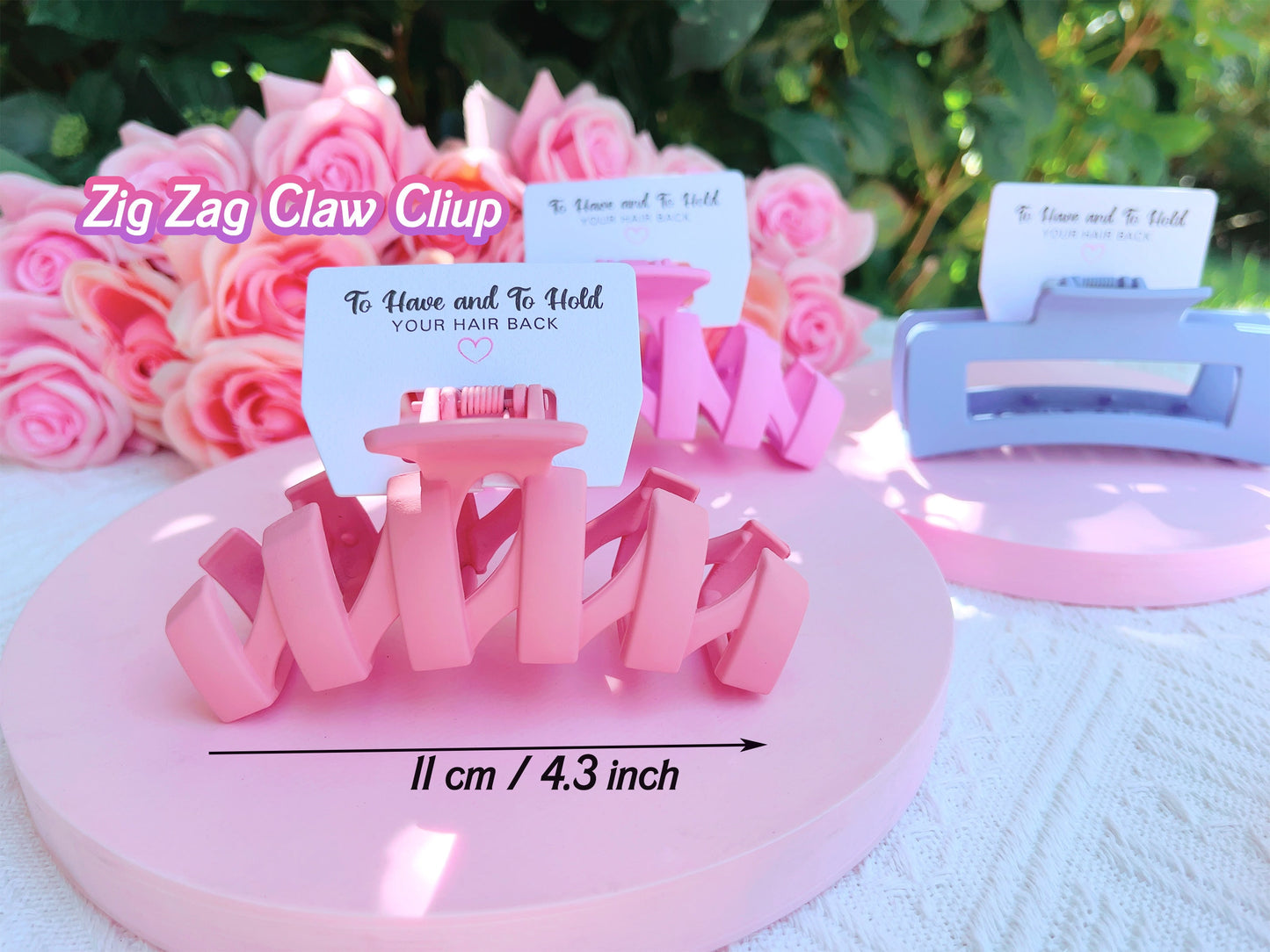 Hair Claw Clip | Hen Party Favors, Bridesmaid Proposal, Bridesmaids Gifts, Bridal hair claw clips, Large Hair Clip for Thick Hair