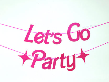 Let's Go Party Banner | Hens Party Decorations, Birthday Party Decorations, Nashville Supplies, Cowgirl Party Favor, Rodeo Theme