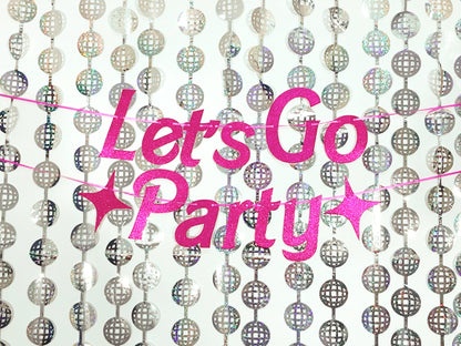 Let's Go Party Banner | Hens Party Decorations, Birthday Party Decorations, Nashville Supplies, Cowgirl Party Favor, Rodeo Theme