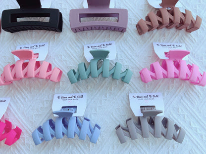 Hair Claw Clip | Hen Party Favors, Bridesmaid Proposal, Bridesmaids Gifts, Bridal hair claw clips, Large Hair Clip for Thick Hair