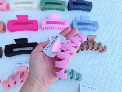 Hair Claw Clip | Hen Party Favors, Bridesmaid Proposal, Bridesmaids Gifts, Bridal hair claw clips, Large Hair Clip for Thick Hair